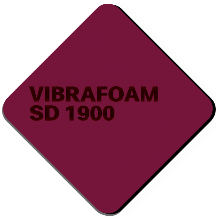 Vibrafoam SD 1900 25мм бордовый 8631