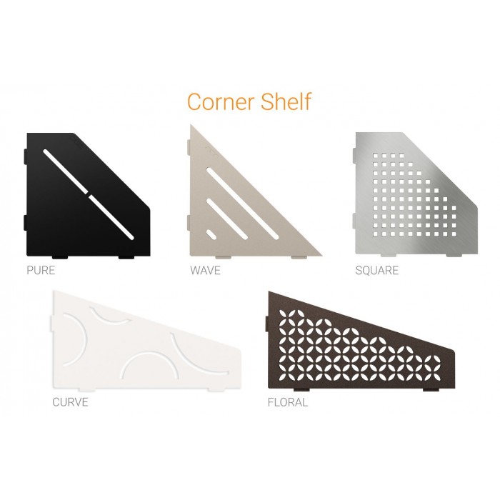 Schluter®-SHELF-E - Угловые полки, предназначенные для облицованных плиткой стен 10503