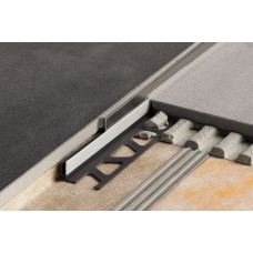 Schluter®-SHOWERPROFILE-S - Two-part profile with tapered edge to cover adjoining tile edges