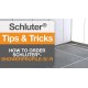Schluter®-SHOWERPROFILE-R - Transition profile covers exposed wall where floor slopes to linear drain 10500