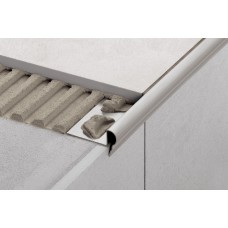 Schluter®-TREP-FL - Stair-nosing profile with a decorative rounded edge